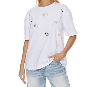 White Detailed Top