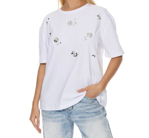 White Detailed Top