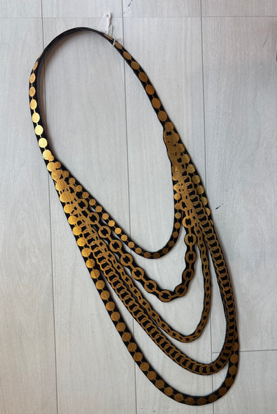 ULI Long Gold Chain Necklace