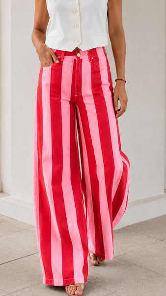 Color Block Jean