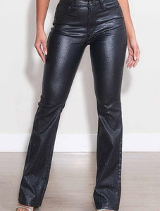 Black Shimmer Jeans