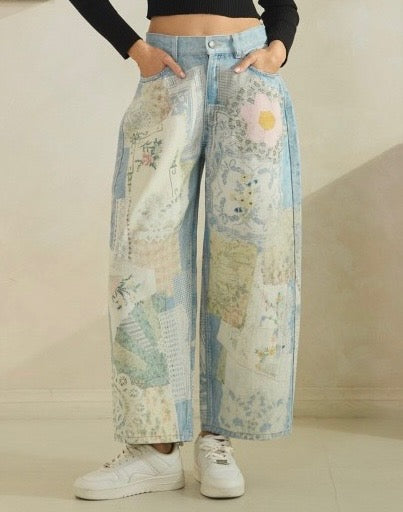 Patchwork Pants