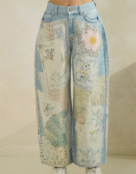 Patchwork Pants