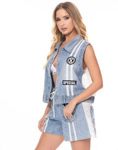 Denim “86” Set