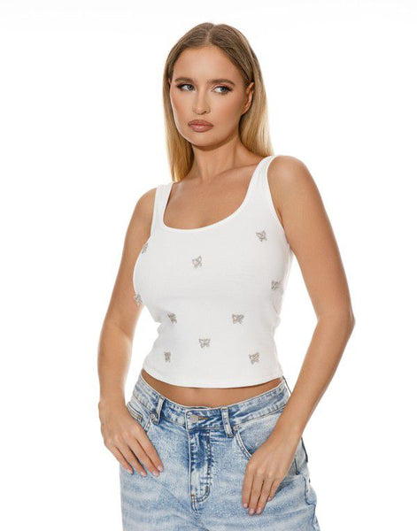 Sleeveless Butterfly Top