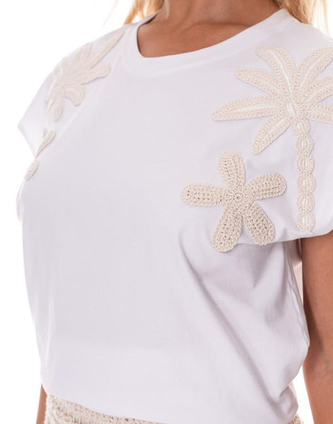 Embroidered Palm Shirt