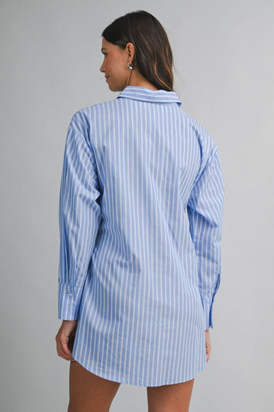 Stripes Shirt Dress