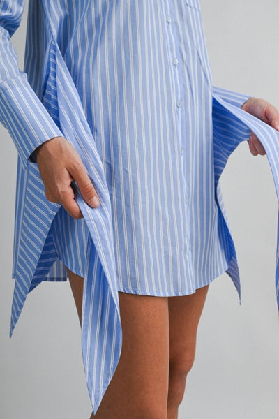 Stripes Shirt Dress
