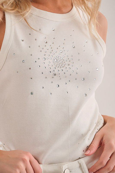 Embellished Tank Top