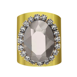 TOVA Sydney Ring in Chrome Crystal