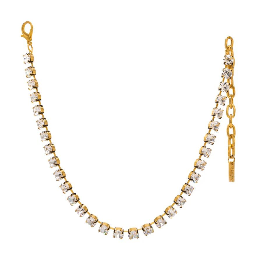 TOVA Oakland Necklace in Clear