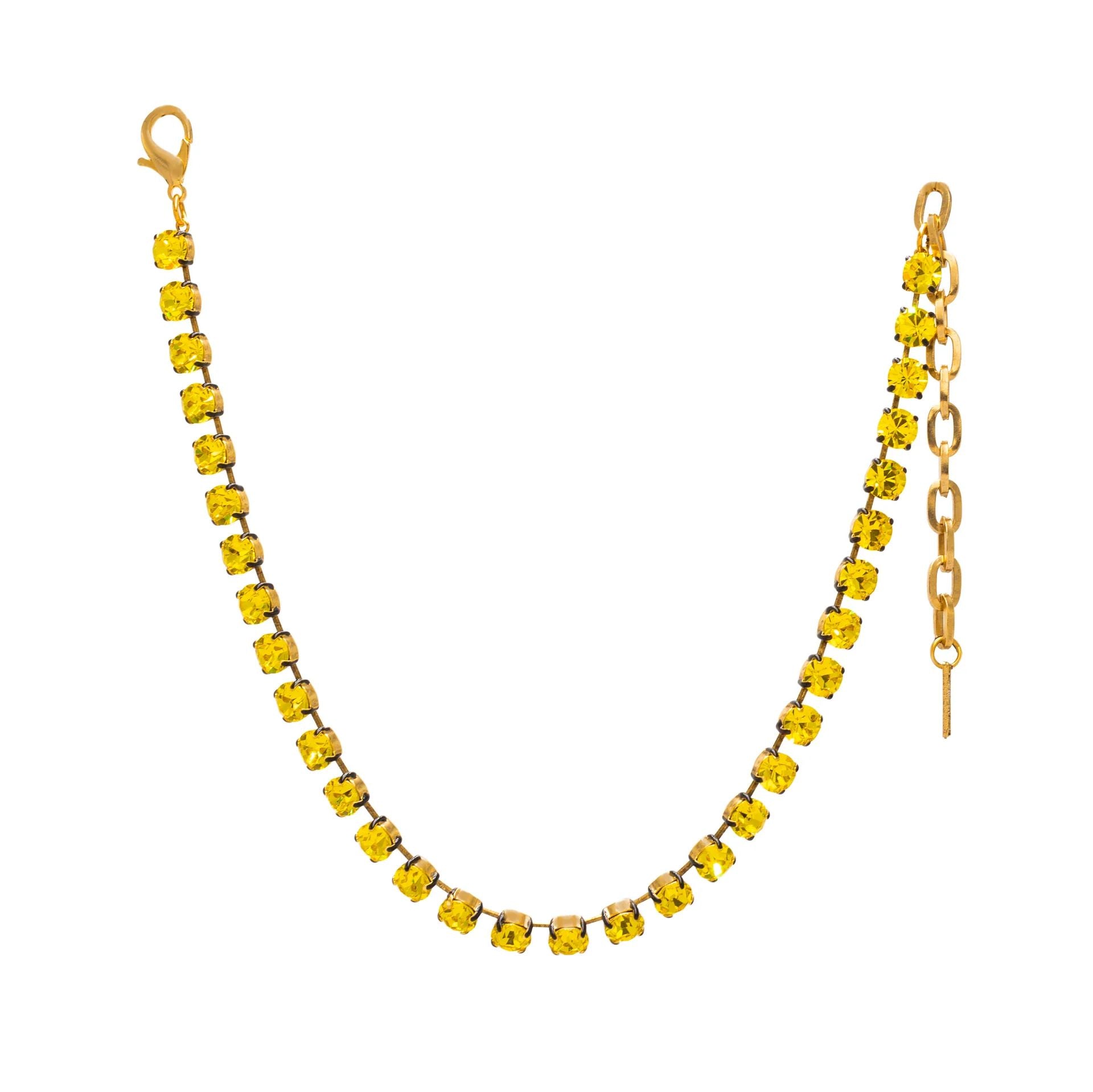 TOVA Supreme Oakland Necklace in Bright Yellow