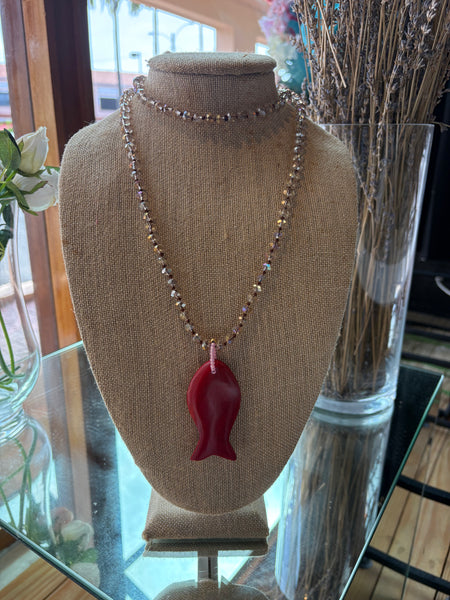 Long Fish Necklace