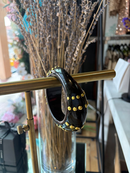 Modern Bejeweled Bangles