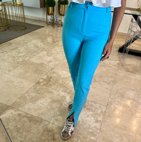 Aqua blue pants