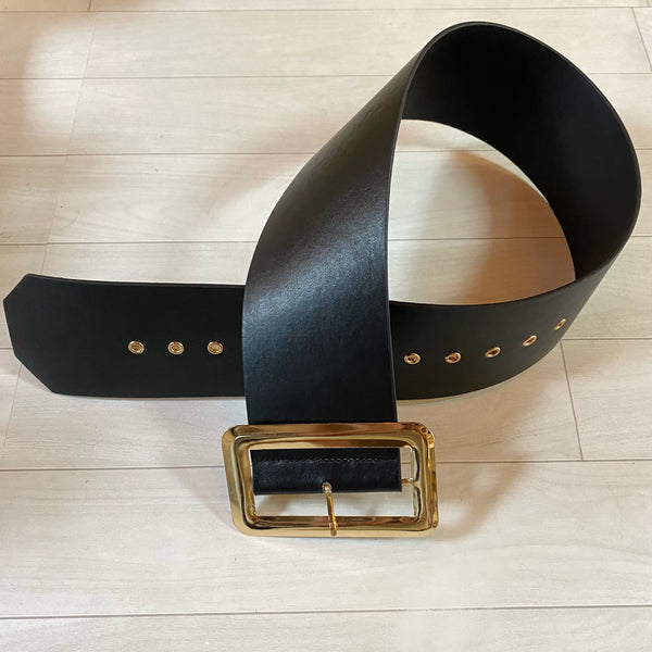 Wide Belts W/ Gold Details