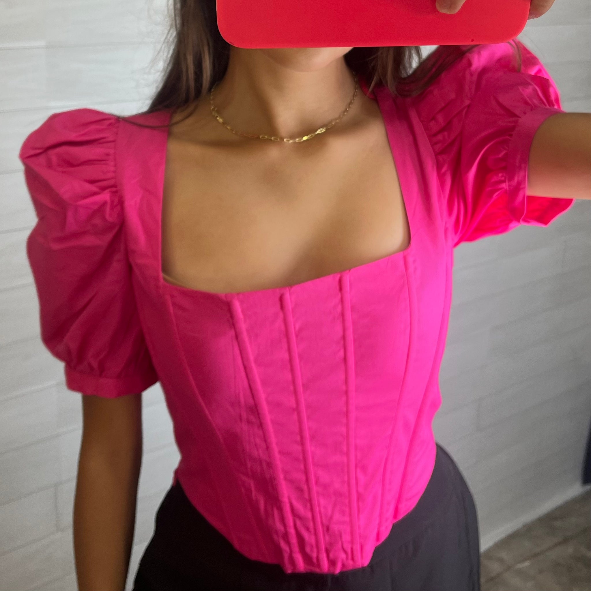 Corset pink